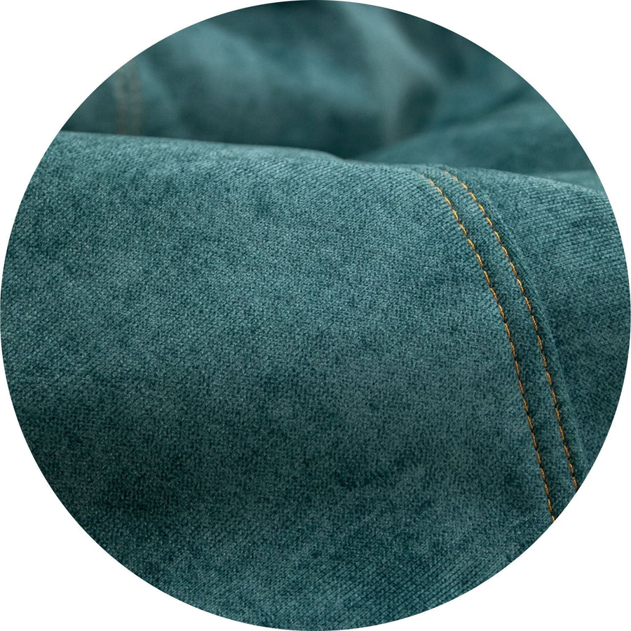 Pouf Cover - Sueded Denim
