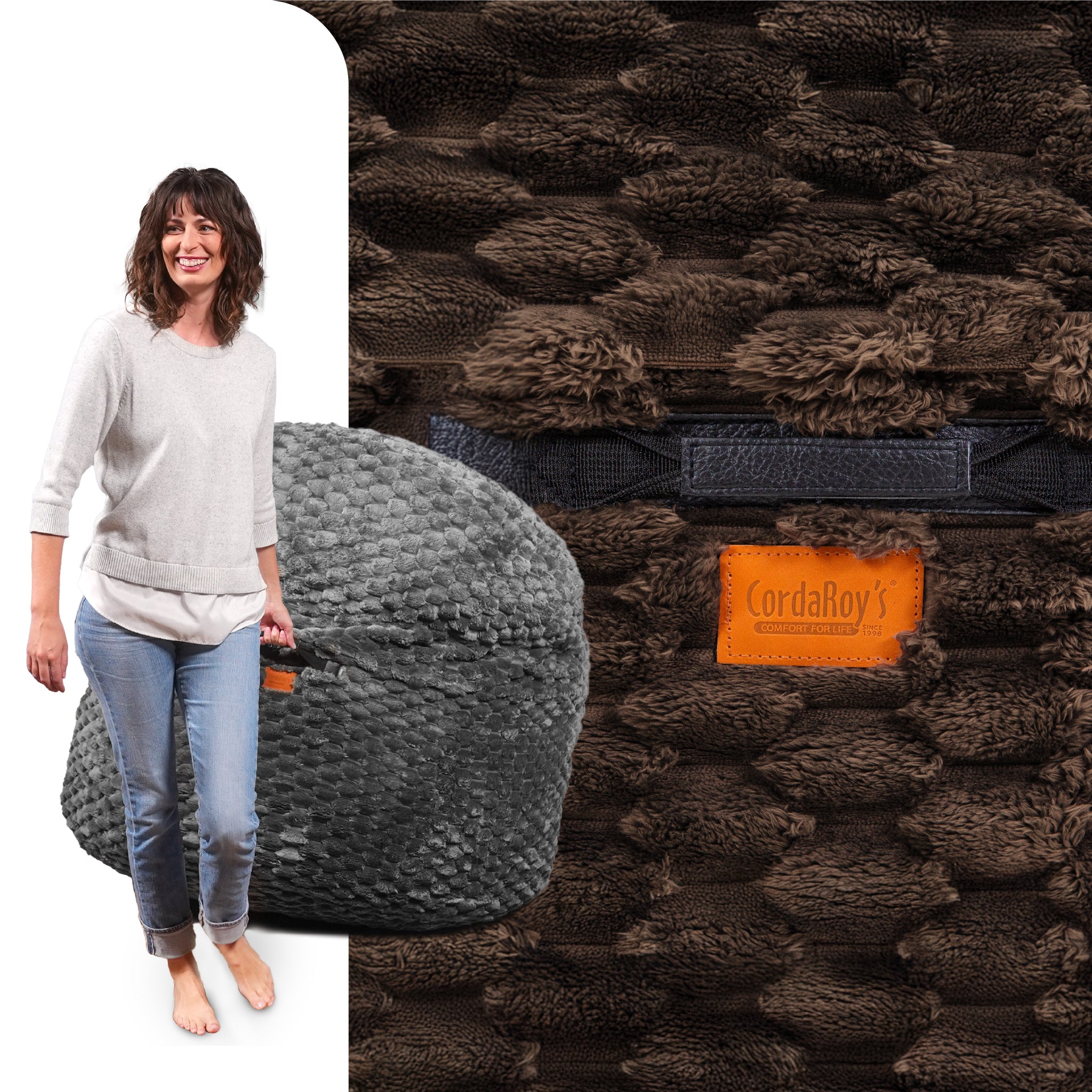 Adult Bean Bag Chair - Queen - NEST Cloud