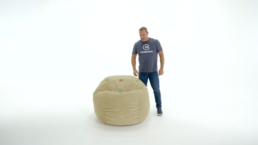 Adult Bean Bag Chair - Queen - NEST Chinchilla