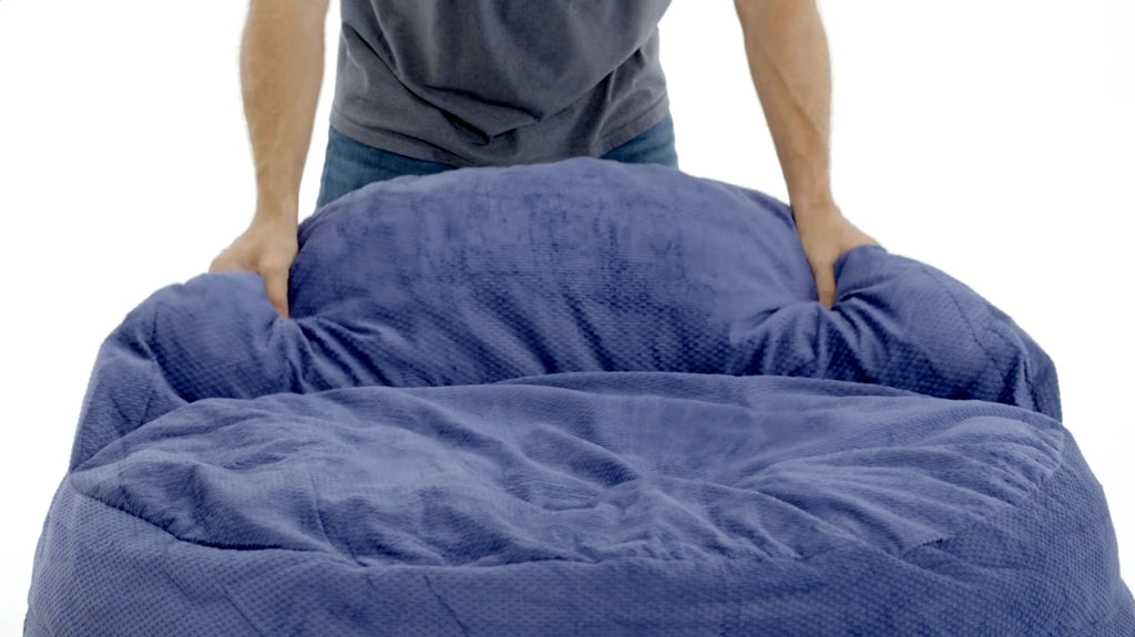 Adult Bean Bag Chair - Queen - NEST Chinchilla