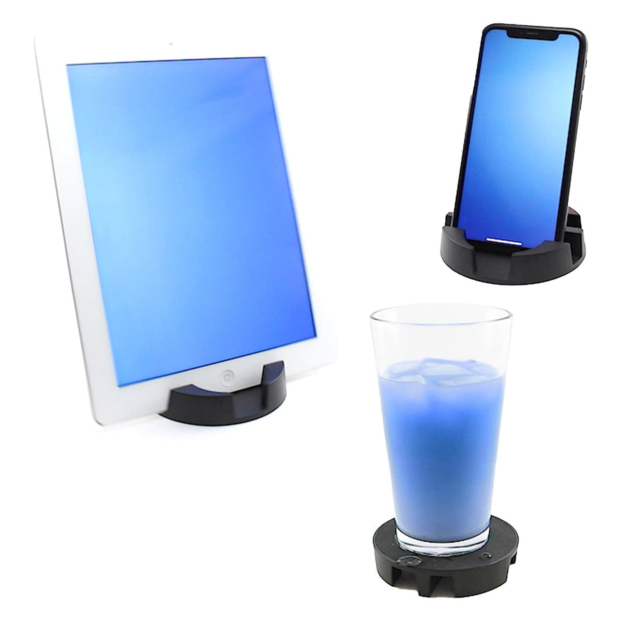 PUK: Tablet & Phone Stand + Drink Coaster