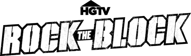 HGTV logo above 'Rock the Block' text