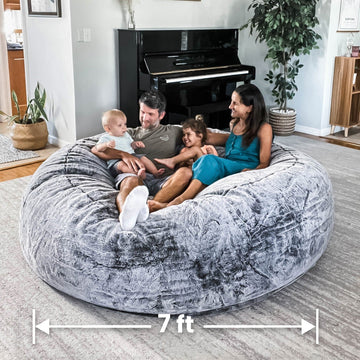 6 Foot Bean Bag Lounger Cover - 6 Ft Bean Bag Couch Cover
