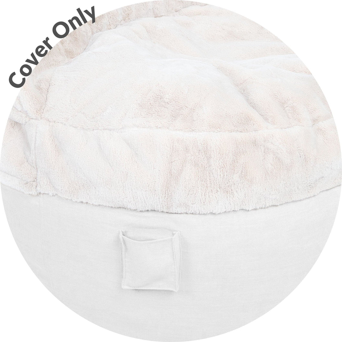 Queen Cover Only - NEST Bunny Fur (Excludes Pillow)